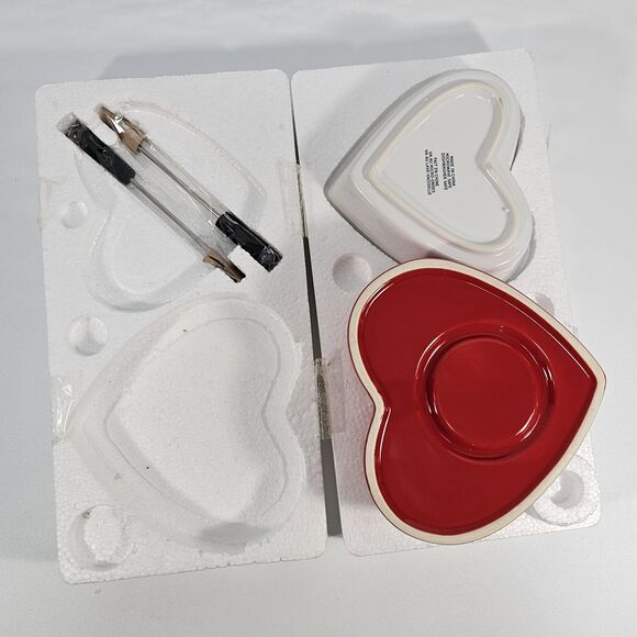 Avon 2007 Lovely Heart Fondue Party Supply Wedding Valentines Day Gift - Picture 4 of 6